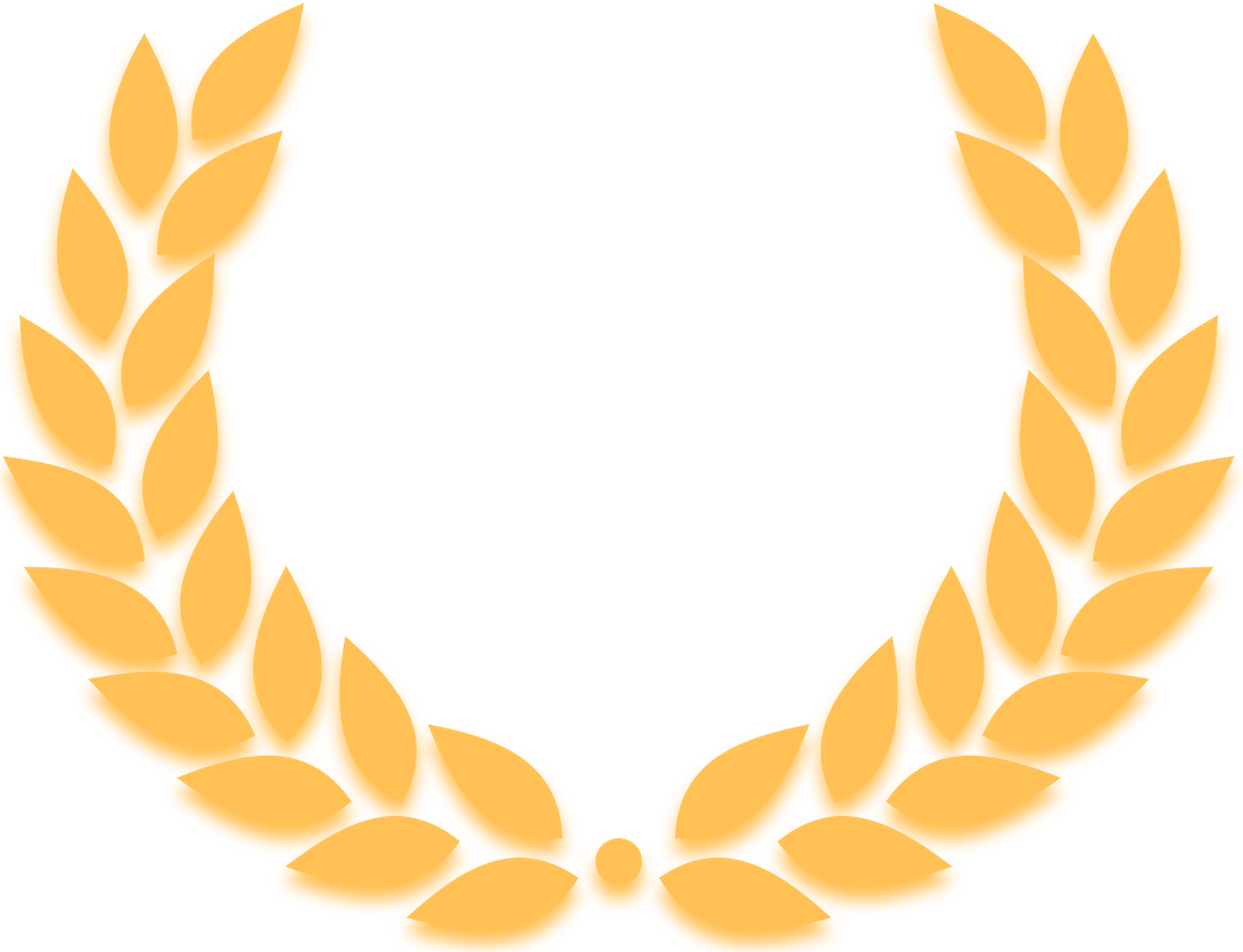 On peut voir une couronne de lauriers marquant la victoire